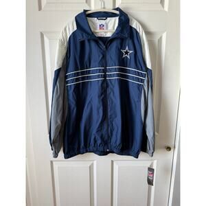 Dallas Cowboys NFL Windbreaker Jacket NWT Oversized Streetwear Size XXL